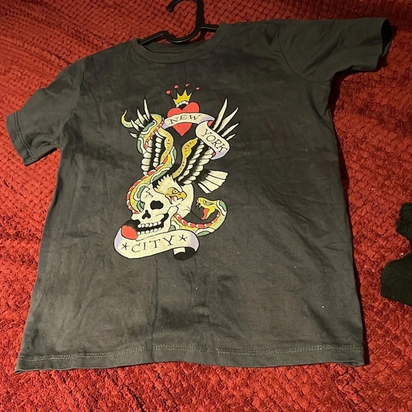 Vintage style Ed  Hardy Newyork Boy tee Sz M - Picture 3 of 10